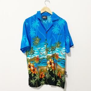 Men's Hawaiian Toucan Shirt Size Medium